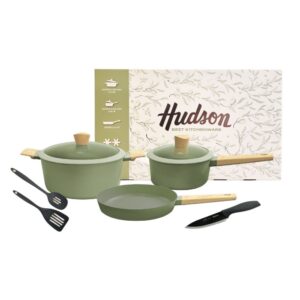 Batería de Cocina Hudson Olive 8 Piezas