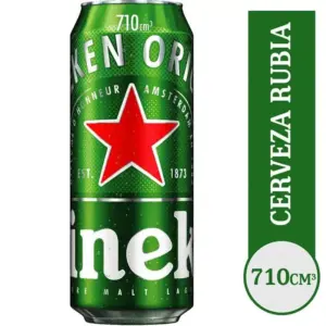 Cerveza Heineken rubia 48 unidades 710ml