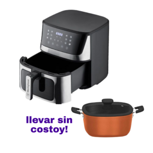 Westinghouse Freidora de Aire Westinghouse WKAF710 8Lts + Cacerola Refinatta de aluminio con revestimiento