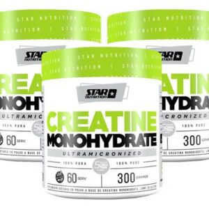Combo Star Nutrition Creatina Monohydrate 300 G X 3 Und Sin sabor