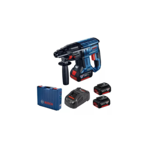 Rotomartillo Inalámbrico Bosch 18v Perforador GBH 180-LI SDS Plus + 2 Baterías y Cargador KIT